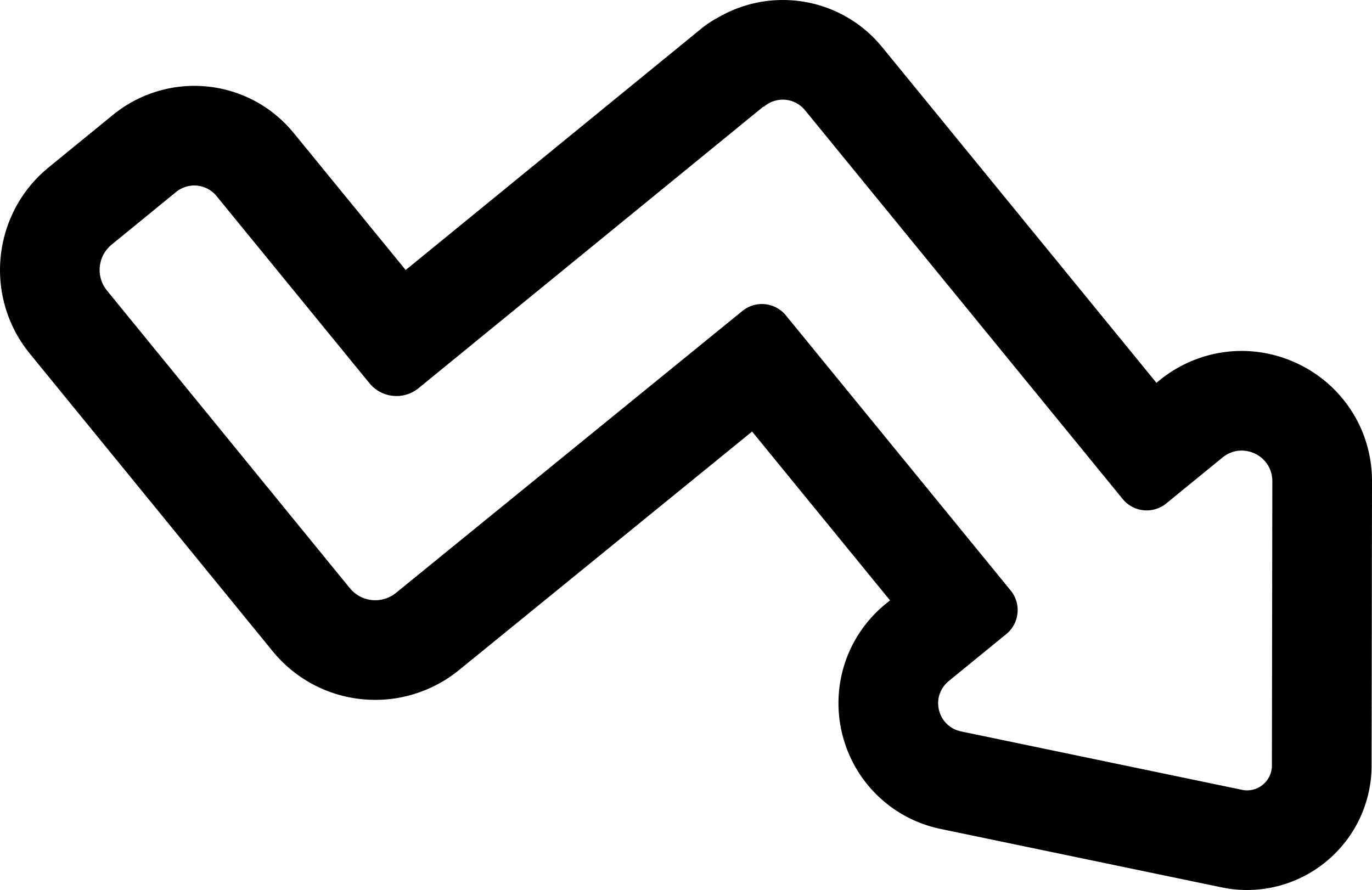 Business Down Arrow Outline Realistic Vinyl Svg File Free Vectors
